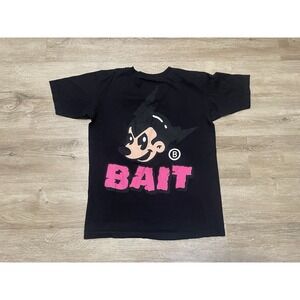 Bait Mascot Tee T-shirt Mens Sz S Small Black Crew Neck Streetwear